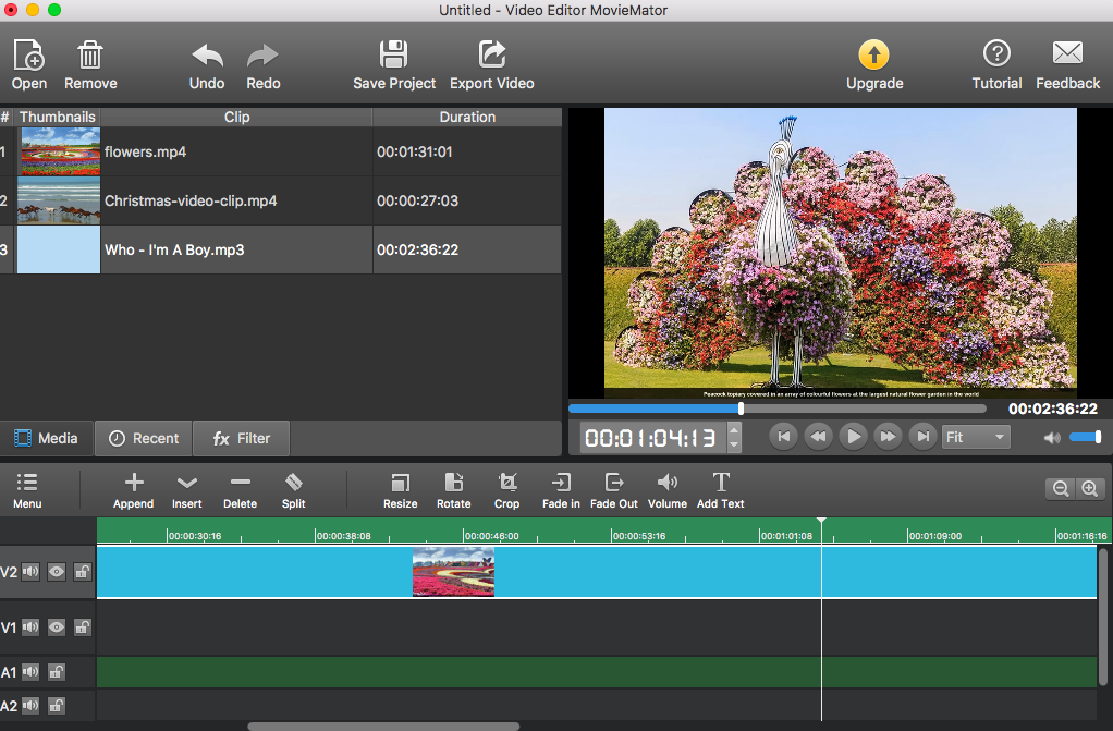 video editor for mac os
